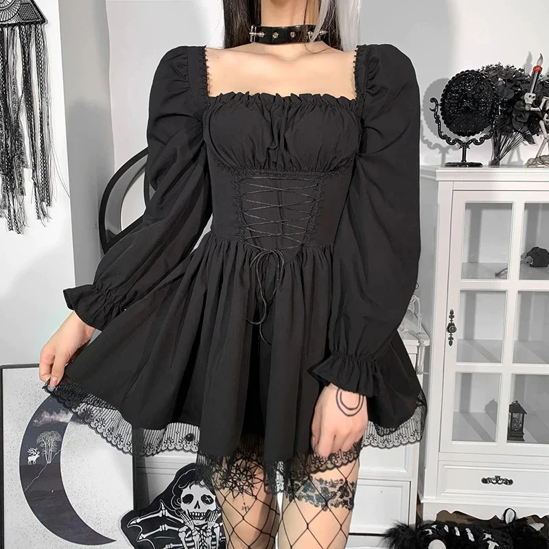 Gothic%20Puff%20Sleeves%20Lolita%20Dress/