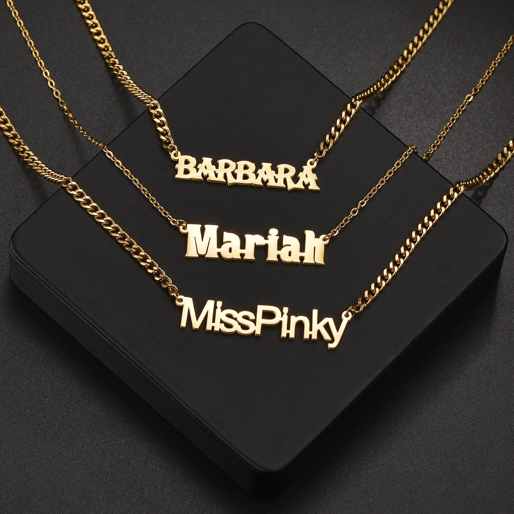 Personalized%20Thick%20Chain%20Pendant%20Choker%20Necklace/