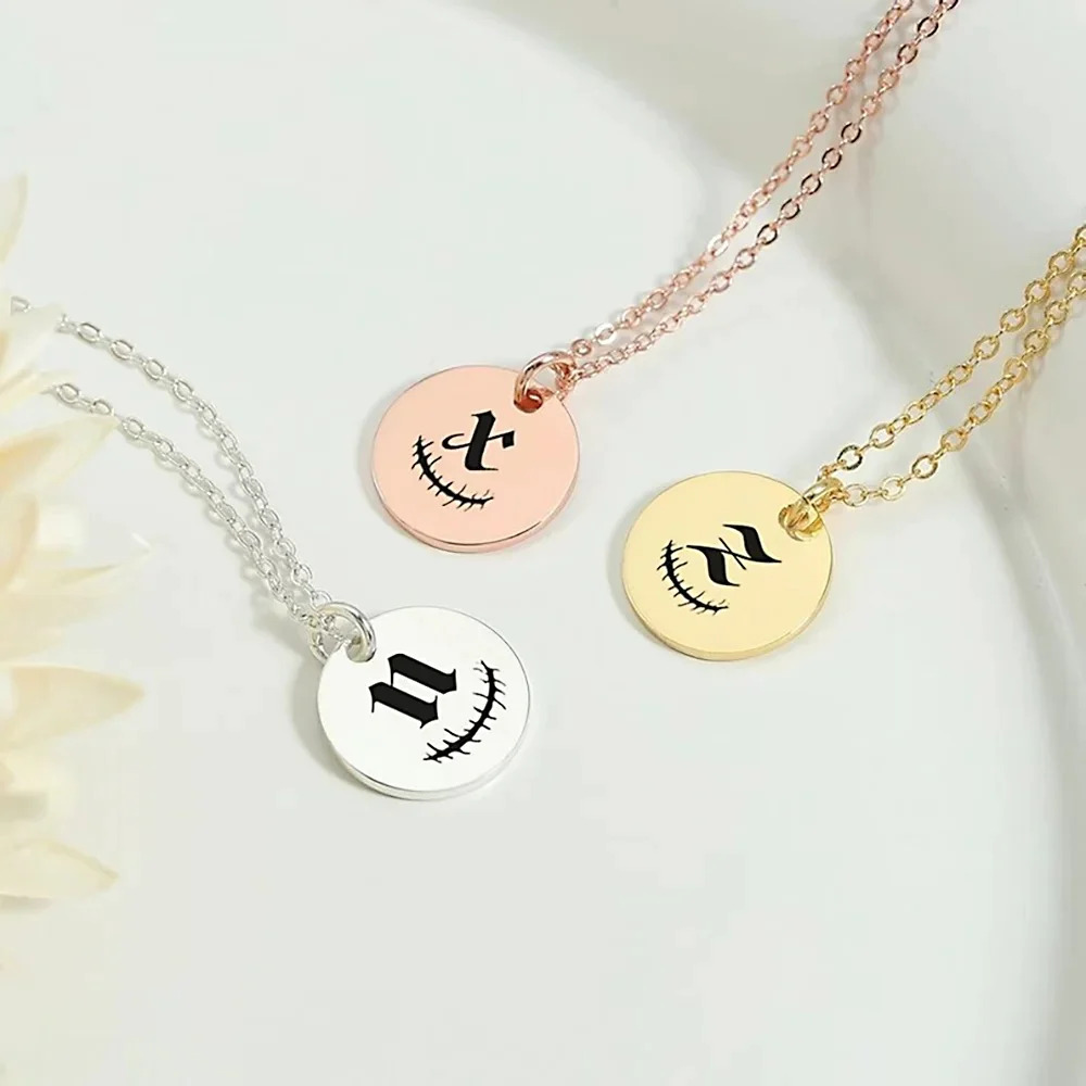 Retro%20Custom%20Letter%20Round%20Necklace/