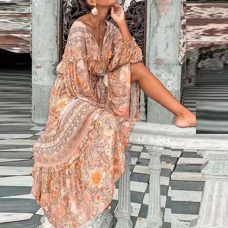 Orange%20Elegant%20Boho%20Long%20Dress%20%20%20-