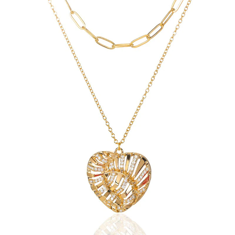 Crystal%20Heart%20Double%20Chain%20Necklace