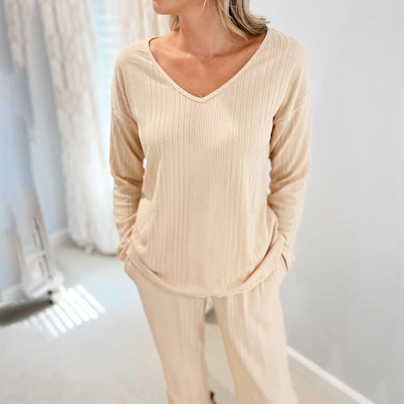 Beige%20Pajamas%20Homewear%20Set