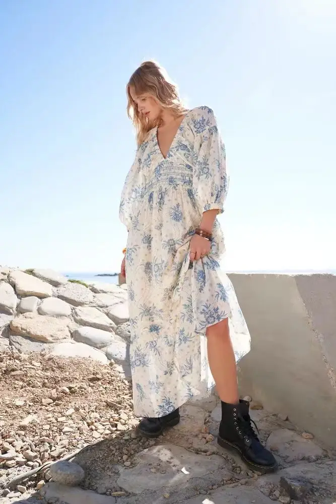 White%20Long%20Sleeve%20Boho%20Maxi%20Dress