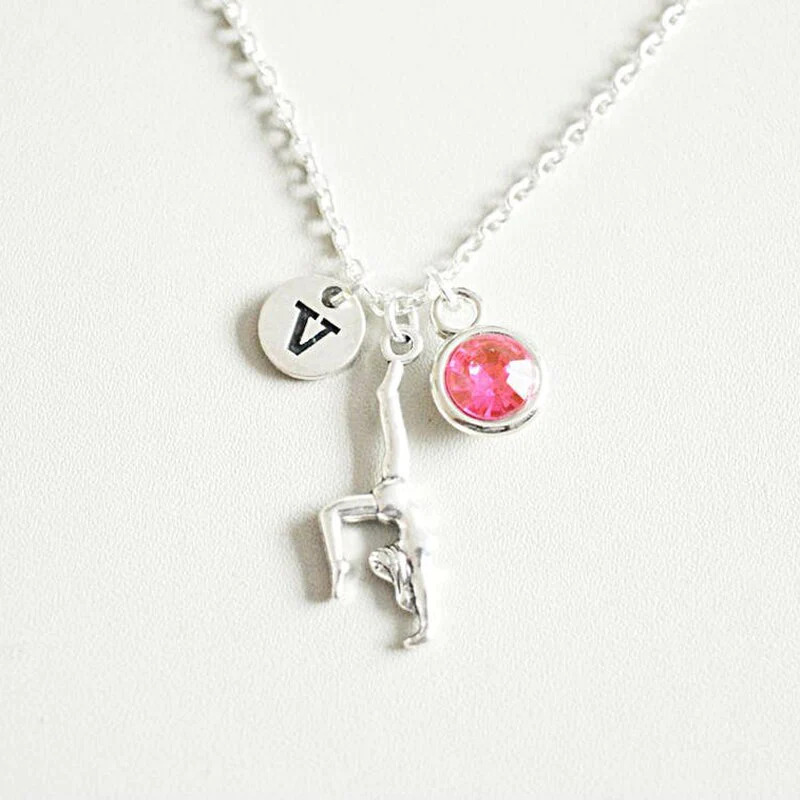 Personalized%20Birthstone%20Gymnastics%20Initial%20Necklace/