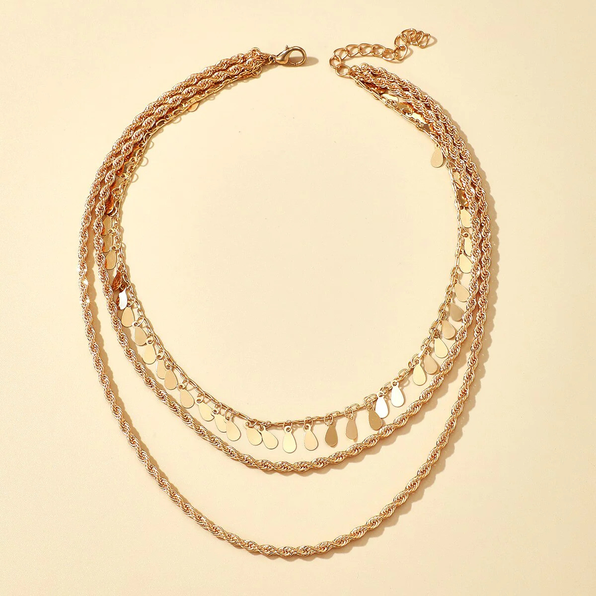 Gold%20Multi-layer%20Necklace/