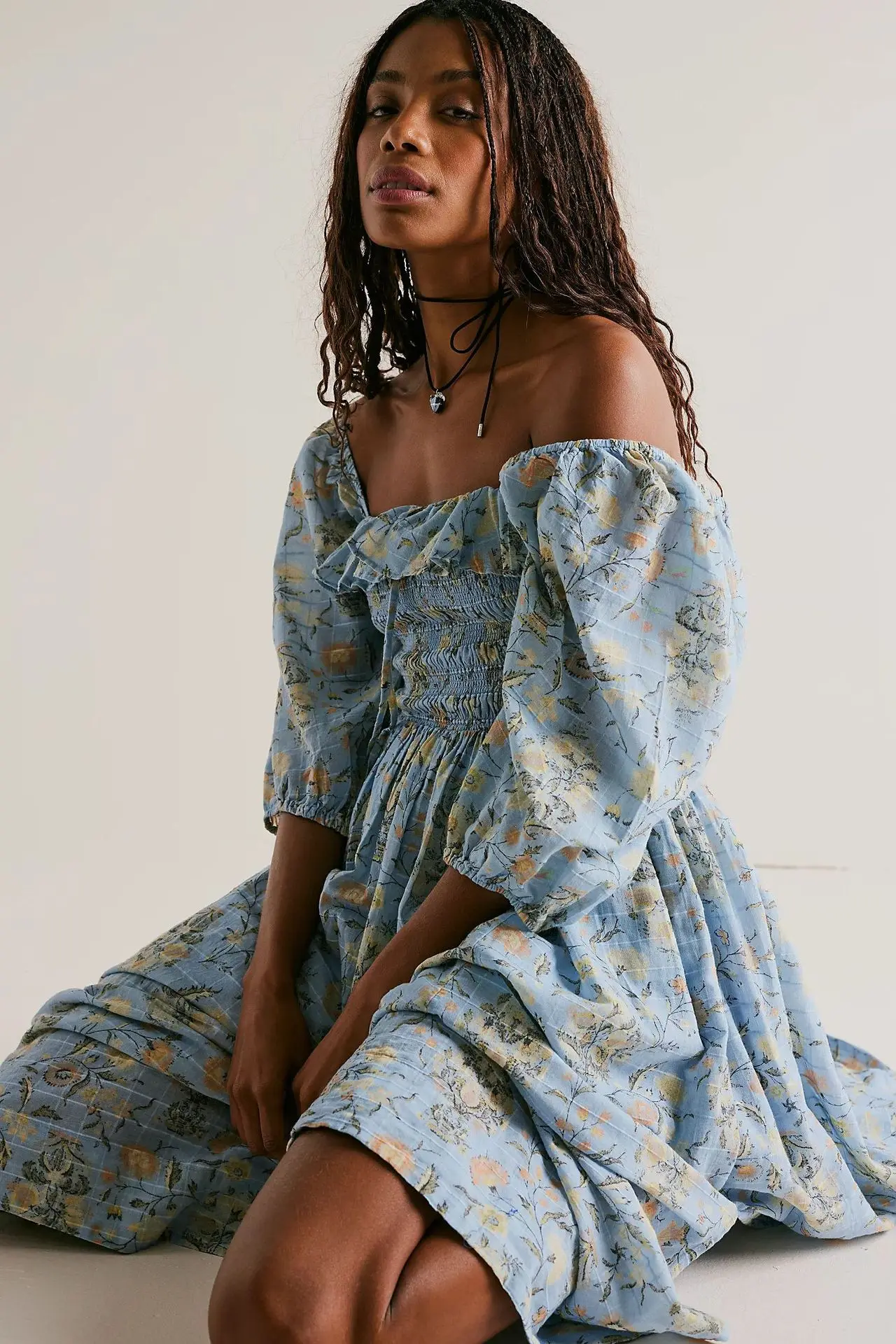 Blue%20Floral%20Chic%20Boho%20Maxi%20Dress%20%20