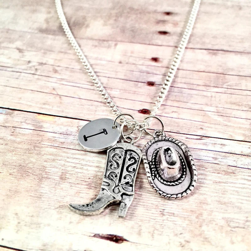 Personalized%20Initial%20Cowgirl%20Necklace