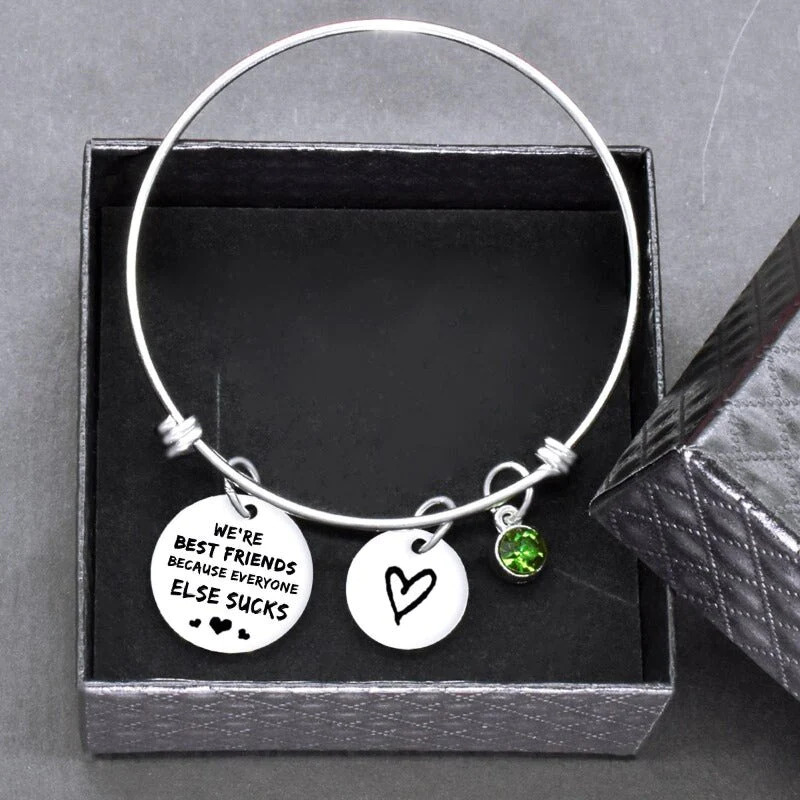 Custom%20Best%20Friends%20Bangle%20with%20Birthstone