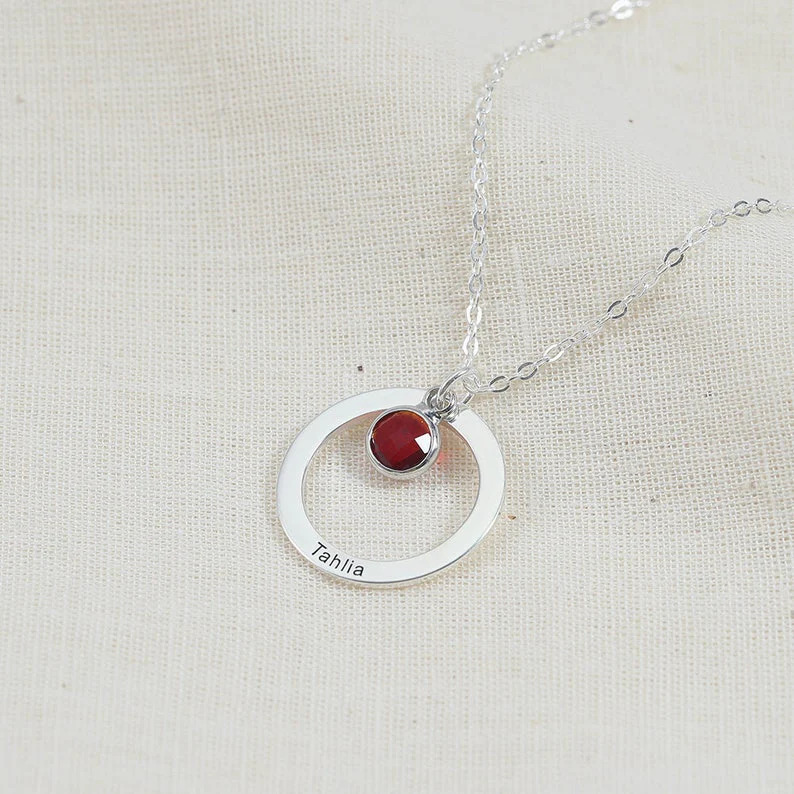 Custom%20Personalized%20Round%20Birthstone%20Necklace/