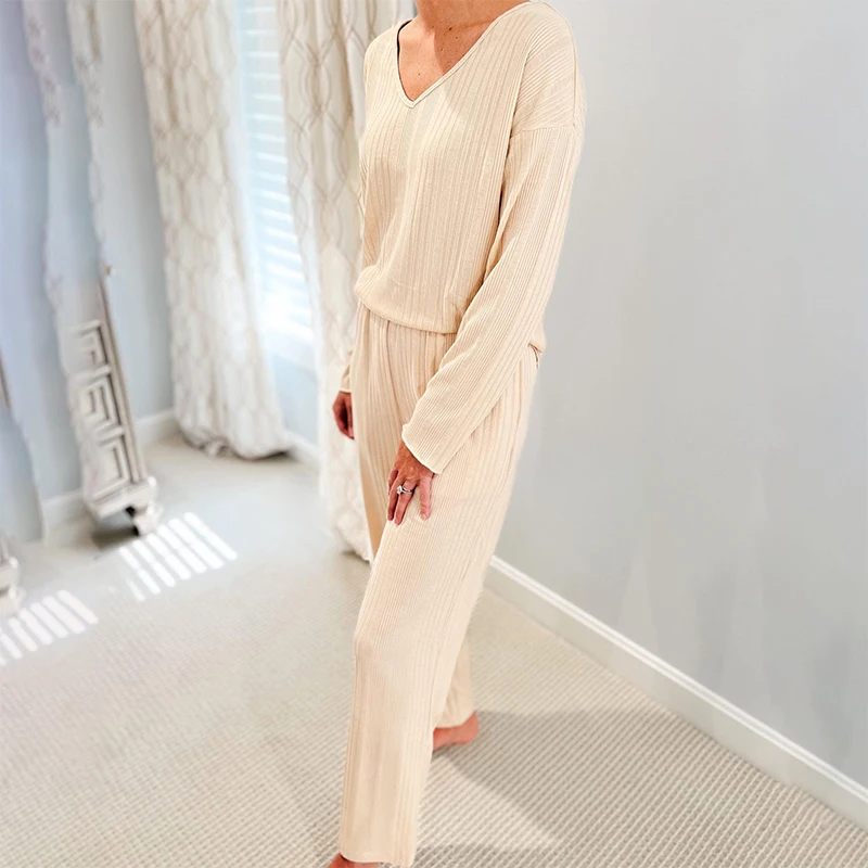 Beige%20Pajamas%20Homewear%20Set