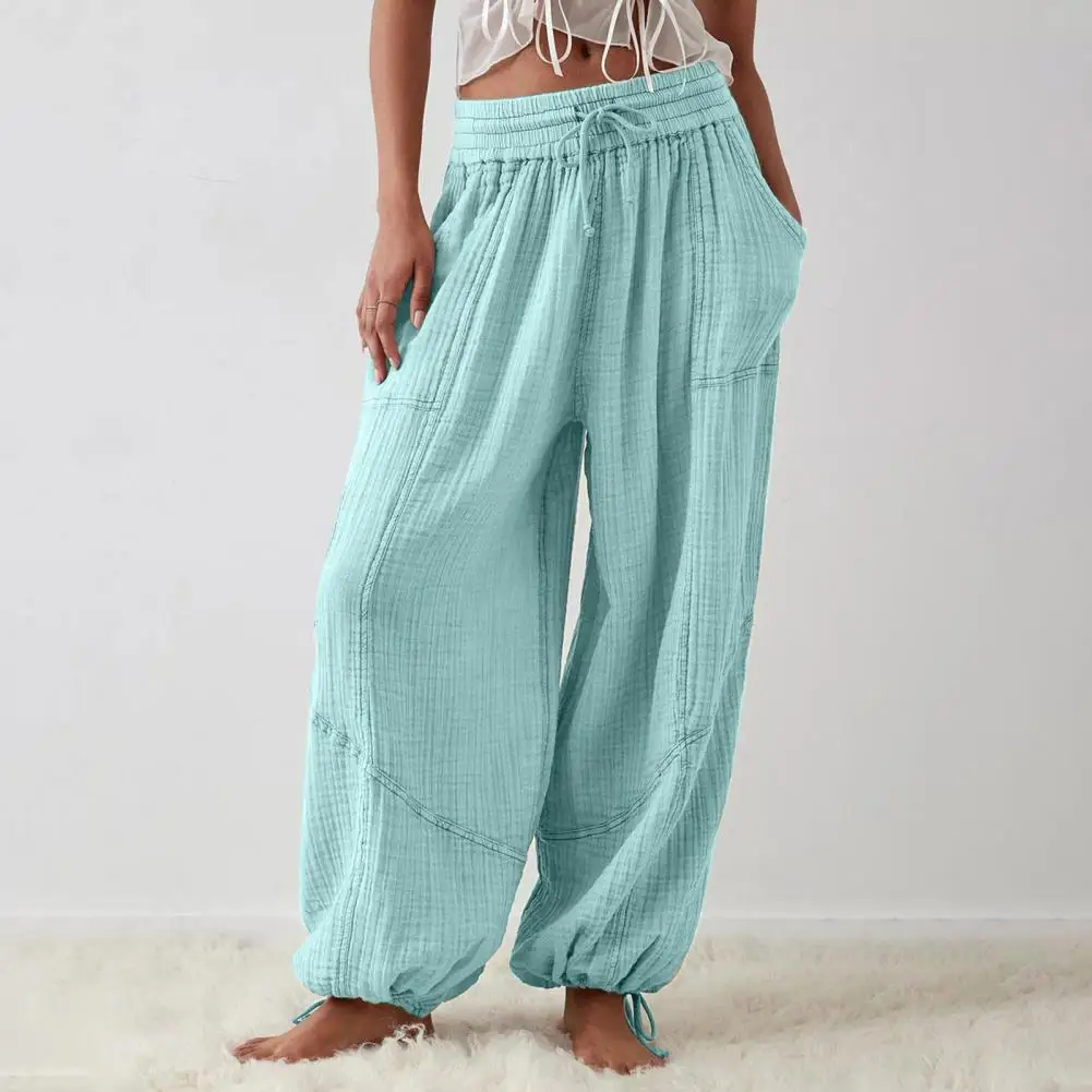 Light%20Blue%20Women%20Harem%20Cotton%20Linen%20Pants%20/