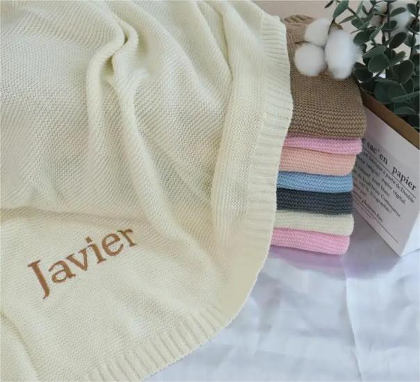 Custom Name Embroidery Blanket