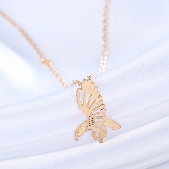 Hawk Gold Necklace/