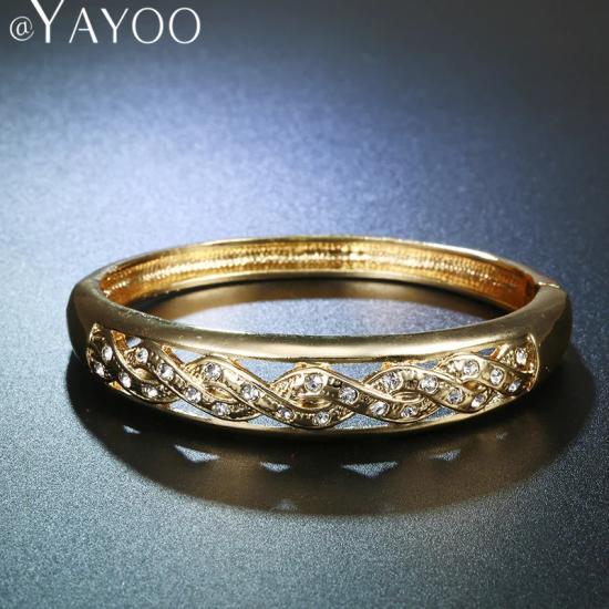 Dainty Crystal Bangle Bracelet/