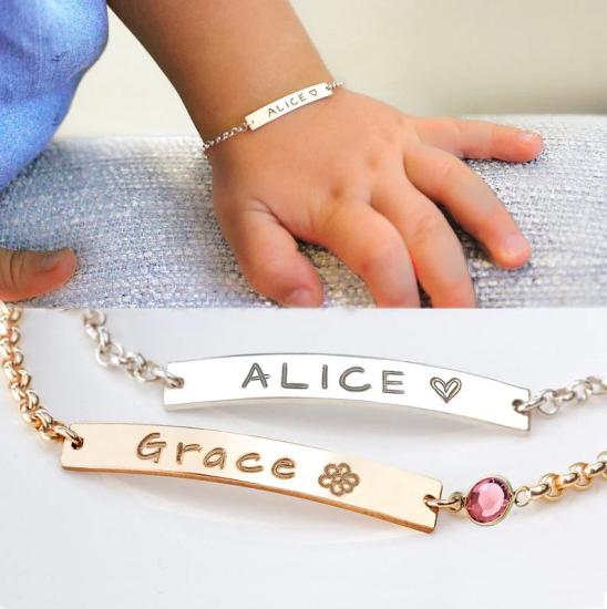 Custom Baby Name Adjustable Bracelet