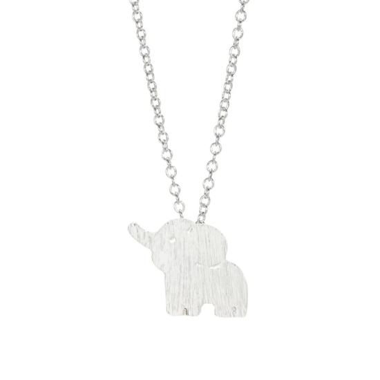 Elephant Silver Necklace