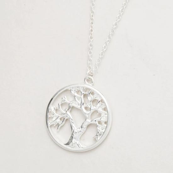 Tree of Life Silver Necklace/