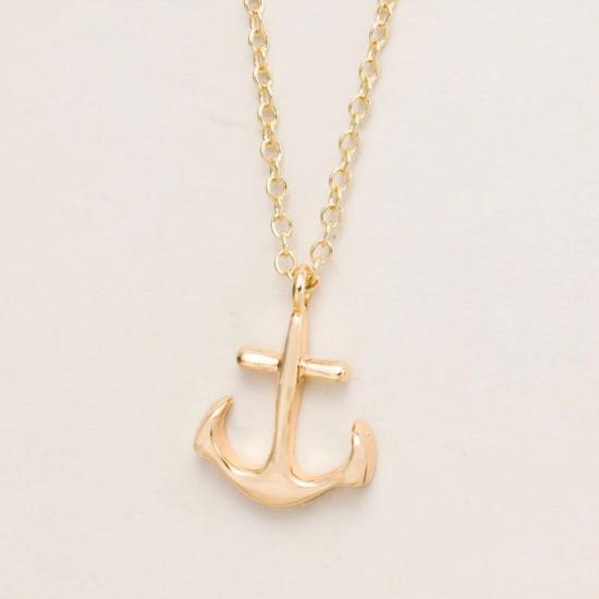 Anchor Gold Necklace/