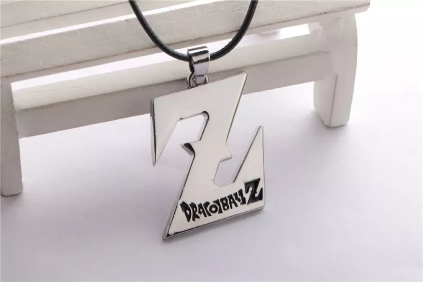 Anime Dragon ball Z Antque Silver Necklace/