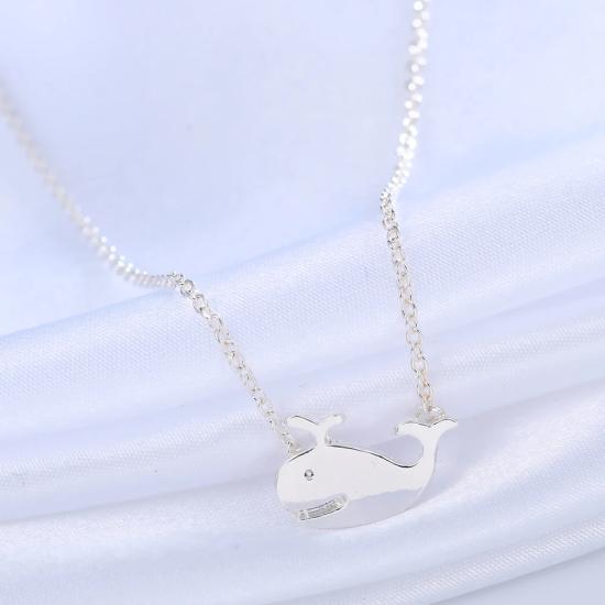 Dolphin Silver Necklace/