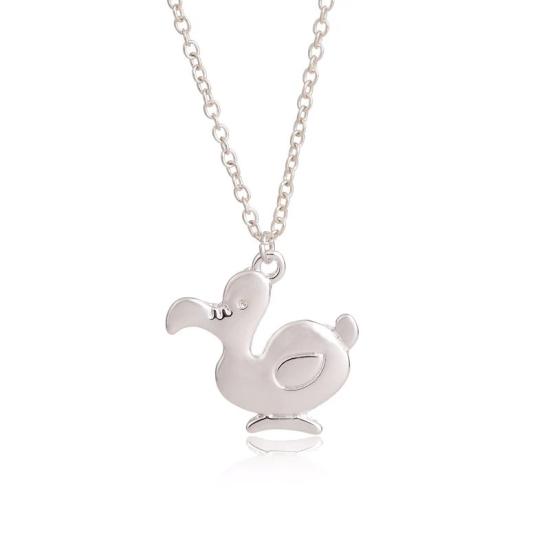 Baby Duck Dodo Silver Necklace Minimalist Necklace/