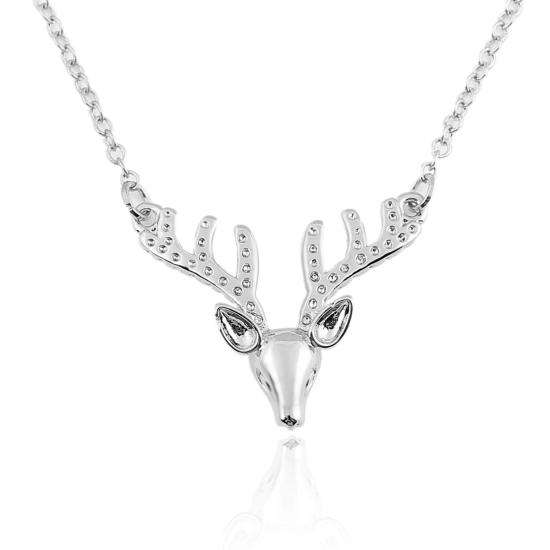 Antler Necklace,silver/