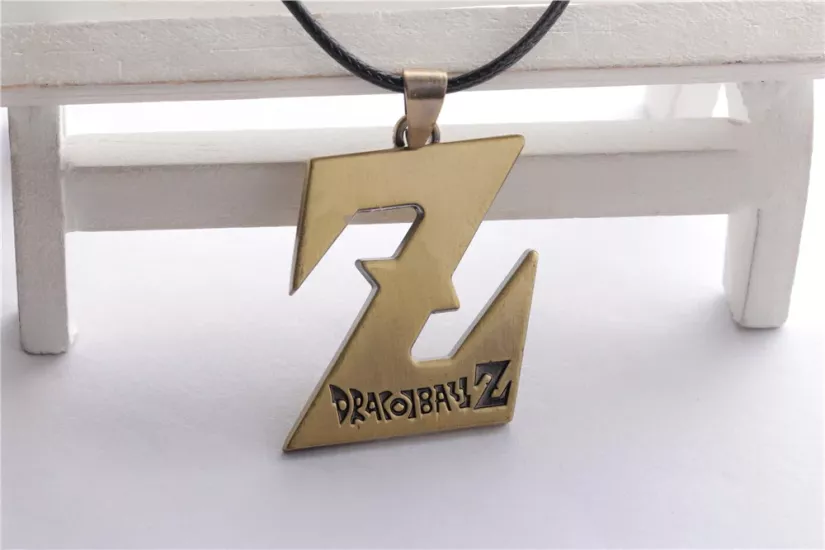 Anime Dragon ball Z Antque Gold Necklace