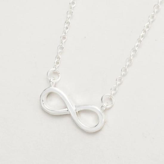 Infinity Silver Necklace