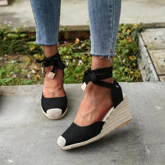 Black Espadrilles for Women