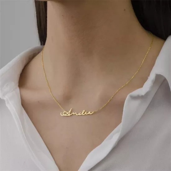 Custom Handwriting Name Necklace