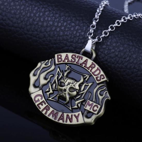 MC Germany Bandit Bandidos Rock Band Music bronze Necklace