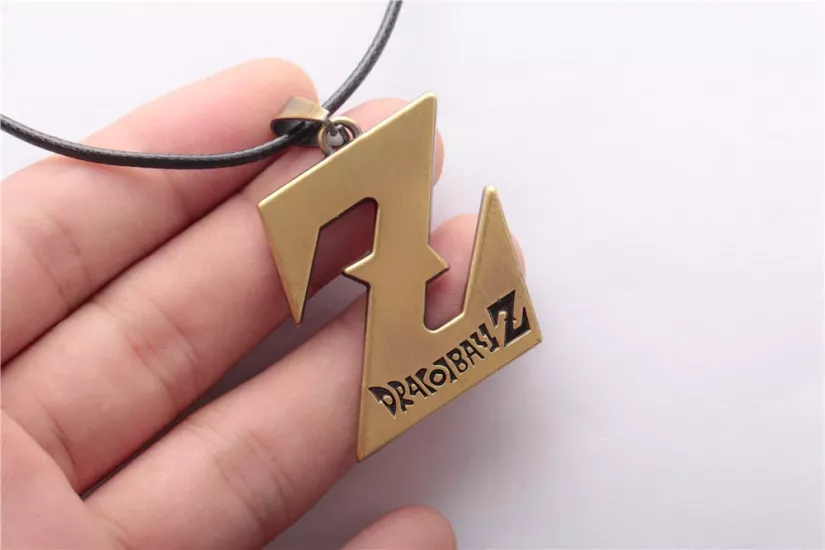 Anime Dragon ball Z Antque Gold Necklace