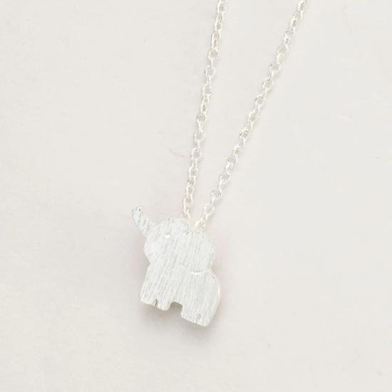 Elephant Silver Necklace