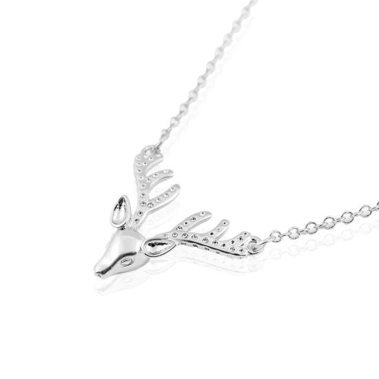 Antler Necklace,silver/