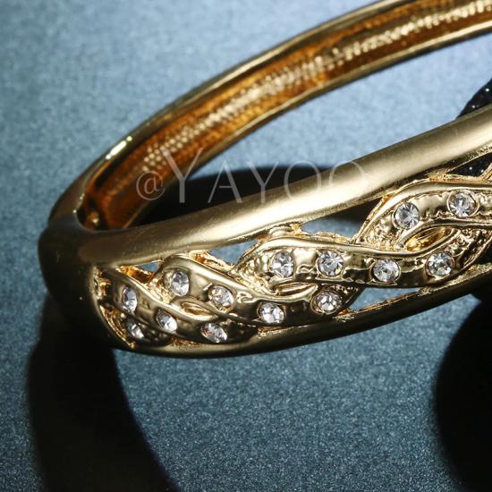 Dainty Crystal Bangle Bracelet/