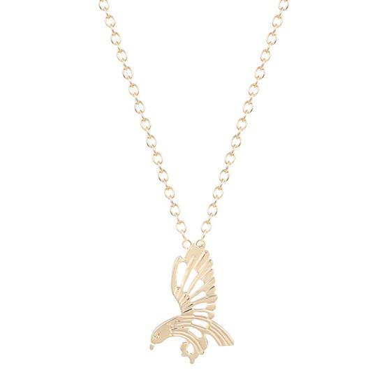 Hawk Gold Necklace