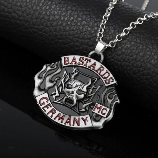 MC Germany Bandit Bandidos Rock Band Music Silver Necklace/