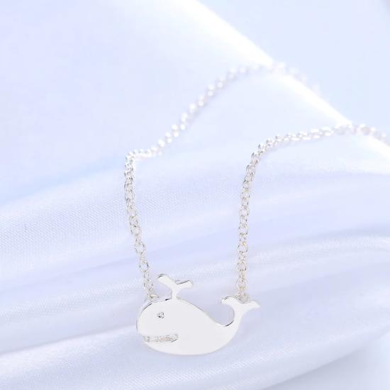 Dolphin Silver Necklace