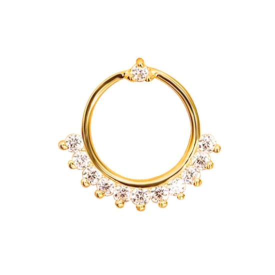 Delicate 1 Piece CZ Stud Earring/