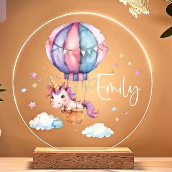 Unicorn Balloon Night Lamp for Children/