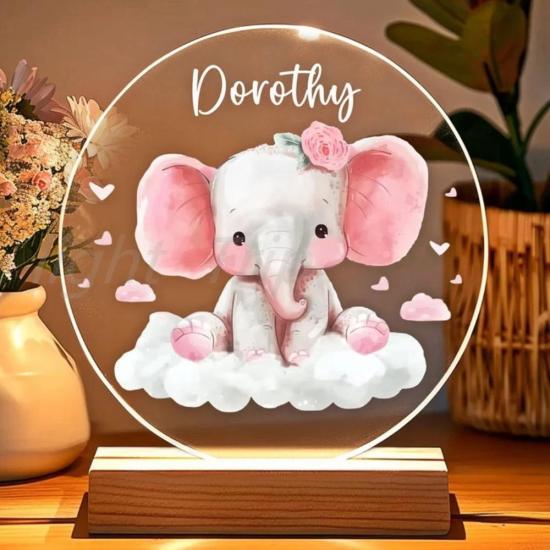 Elephant Night Lamp for Children/