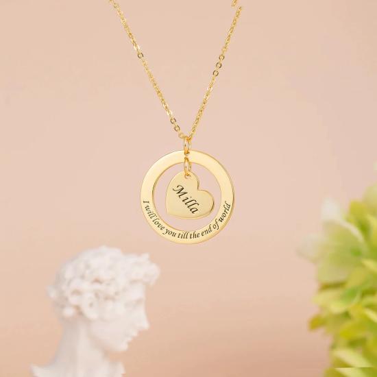 Custom Engraved Name Necklace