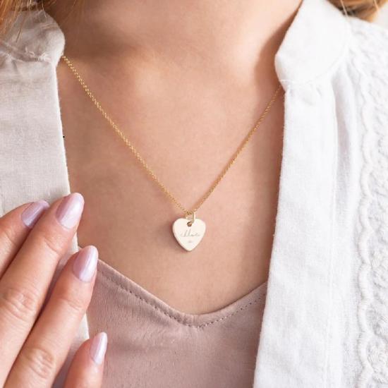 Personalised Heart Necklace