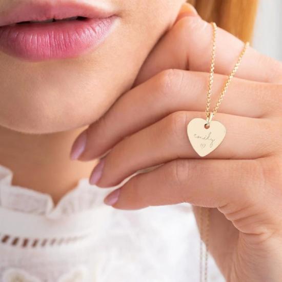 Personalised Heart Necklace/