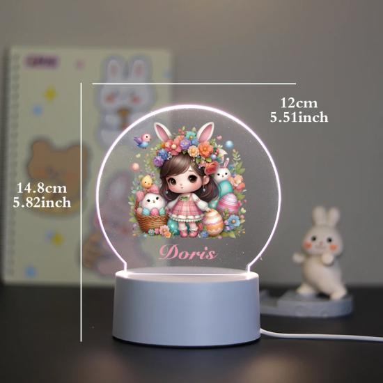 Bunny Girl Night Lamp for Children