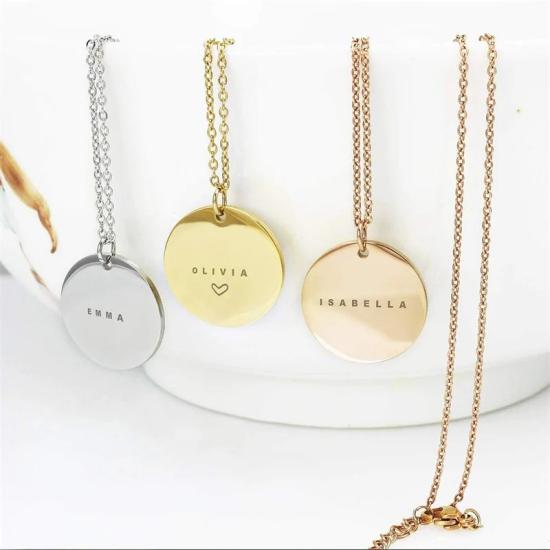 Personalized Engraved Name Necklace