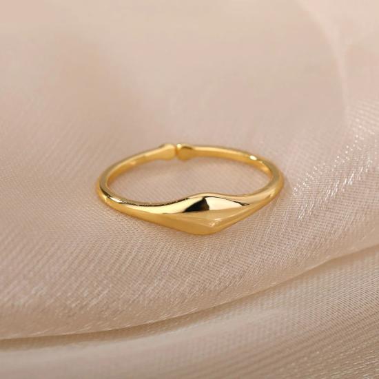 Adjustable Male Female Engagement Wedding Ring