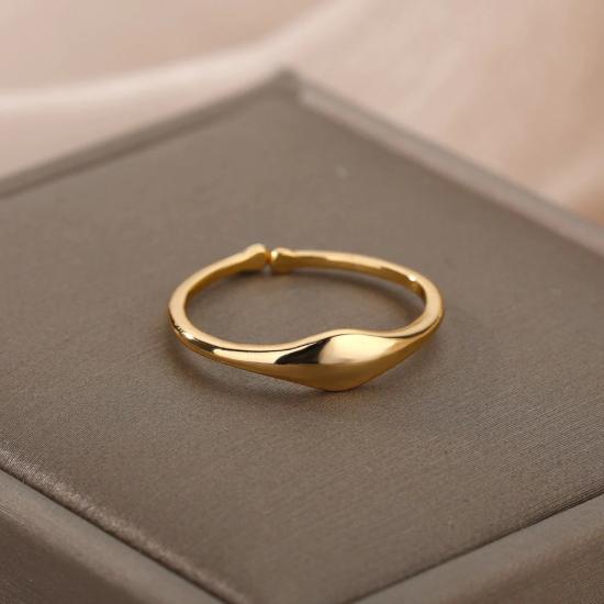 Adjustable Male Female Engagement Wedding Ring