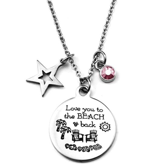 Personalized Beach Lover Necklace