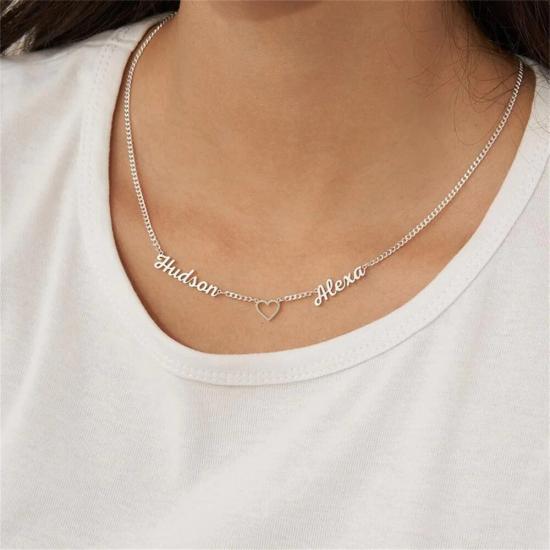 Custom Couple Names Necklace